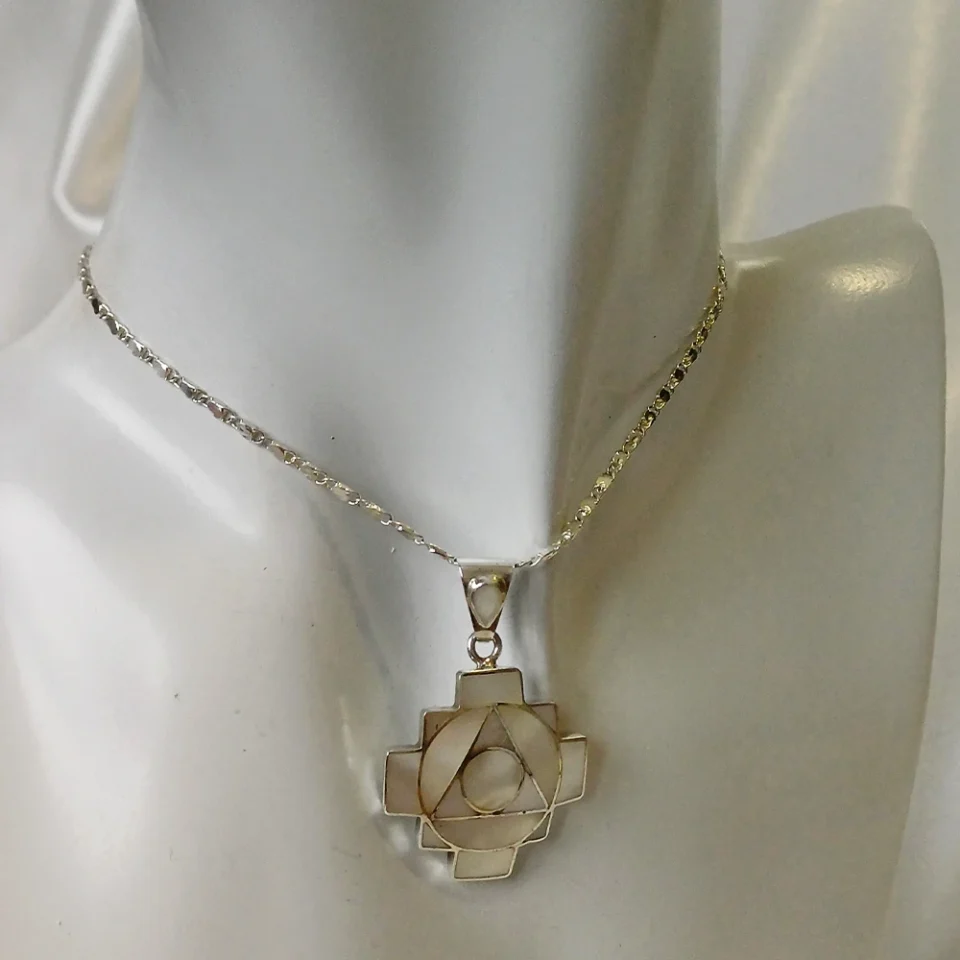 Mother Pearl chakana Stud Earrings