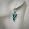 Hummingbird Chrysocolla Earrings