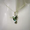 Hummingbird Abalone Pendant