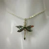 Dragonfly Abalone Pendant