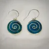 Spiral Chrysocolla Earrings
