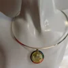 Spiral Nacre Rainbow Necklace