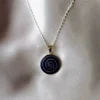 Spiral Sodalite Pendant