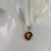 Spiral Rainbow Pendant