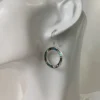 Hoop Abalone Earrings