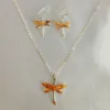 Dragon-fly Coral Pendant