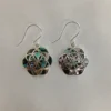 Flower of Life Abalone Earrings