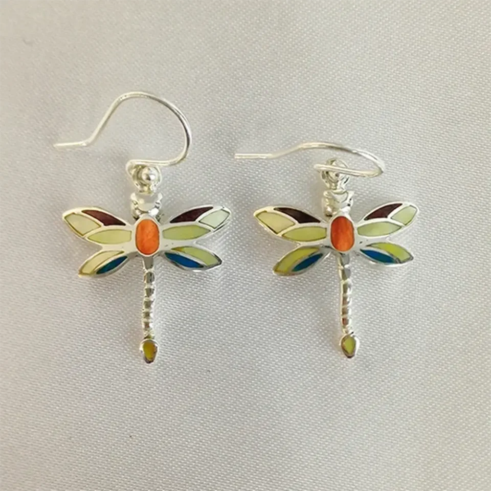 Dragon-fly Rainbow Earrings
